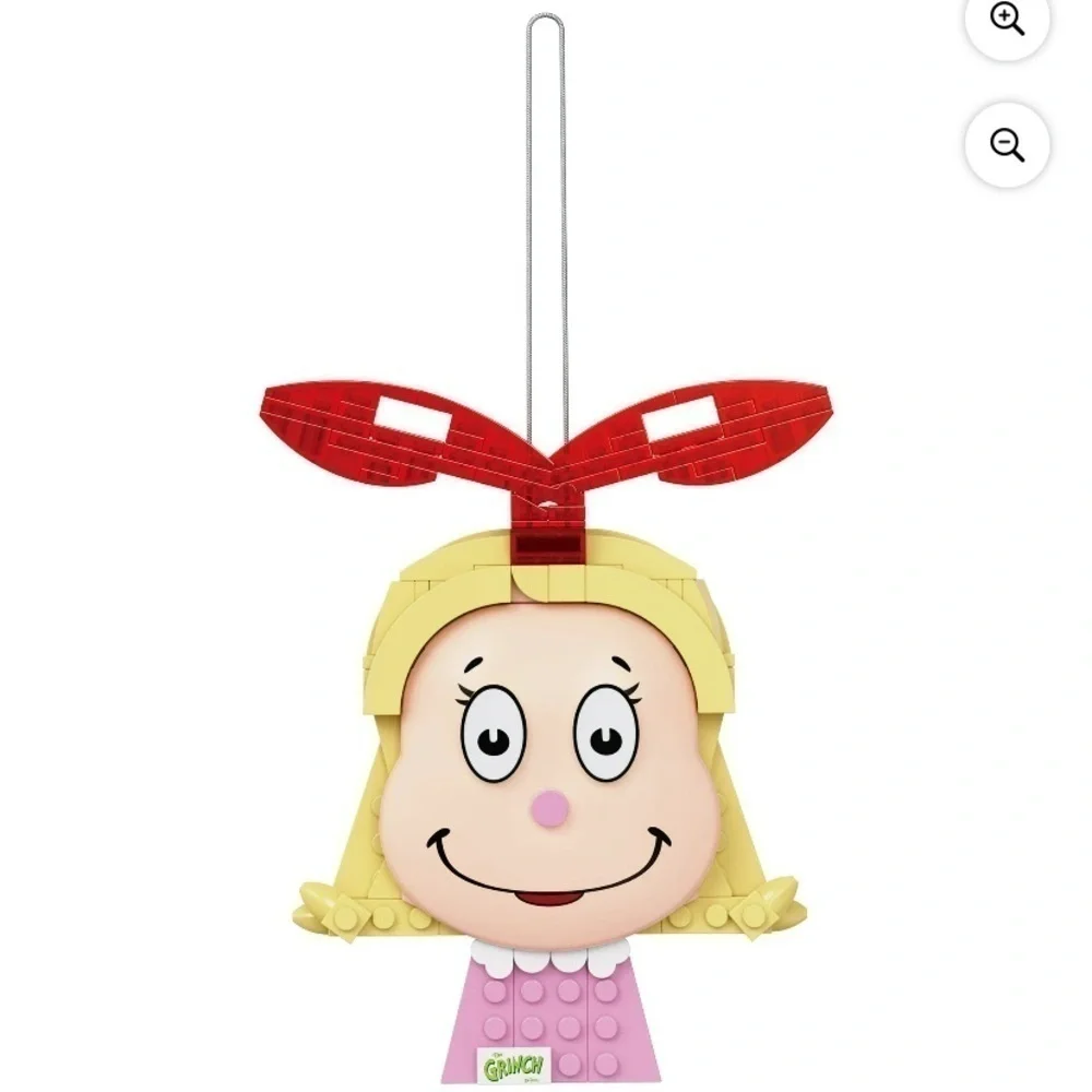 The Grinch Cindy Lou Who Brickcraft Building Block Set NEW Christmas Ornament